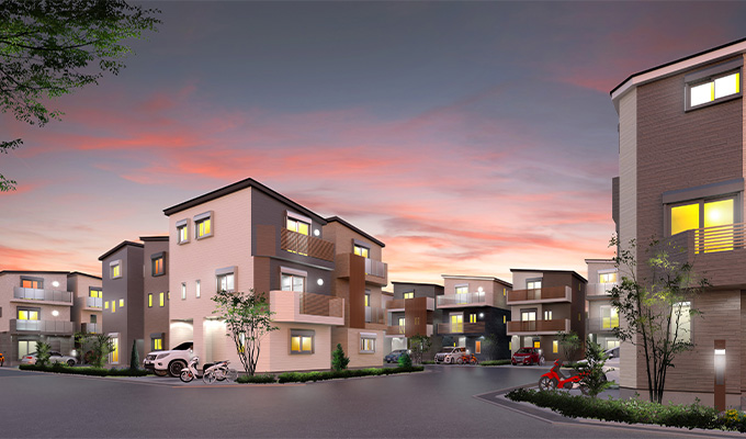 城東区古市1丁目(全18区画)のパース画像