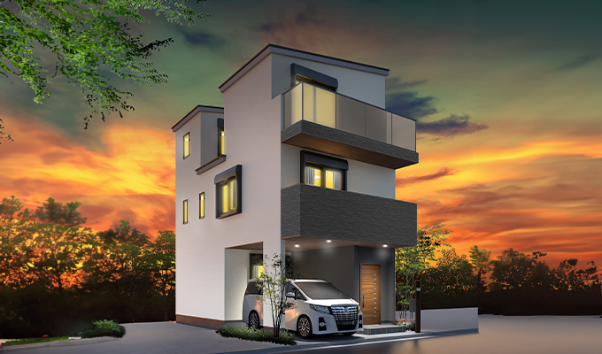 城東区関目2丁目(限定1区画)のパース画像