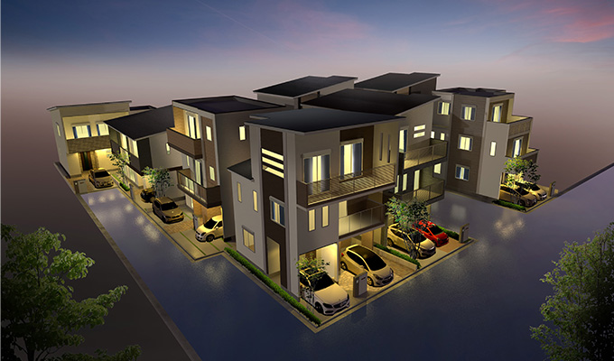 鶴見区横堤2丁目 第2期分譲(全8区画)のパース画像